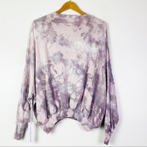 NWT Young Fabulous & Broke Women's Juliette Tie Dye Oversized Sweatshirt Dolman - Picture 11 of 12